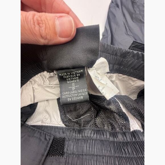 Marmot Waterproof Shell Pants Women’s Small Black Ripstop Full Zip Adjustable - Picture 5 of 16